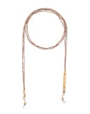 metallic gold tricolour 67 cm chain