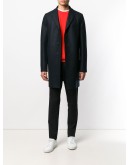 one button single breasted coat