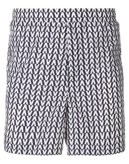 printed swim shorts