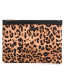 leopard print make up bag