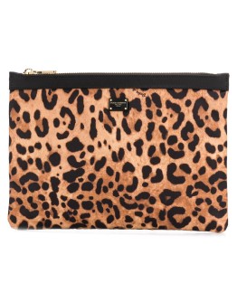 leopard print make up bag