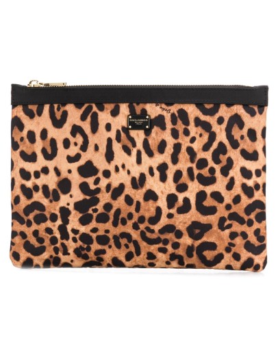 leopard print make up bag