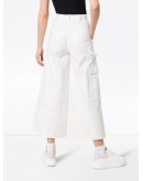 wide-leg cropped trousers