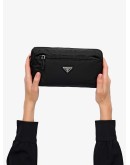 logo plaque travel pouch