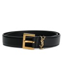 YSL plaque buckle belt