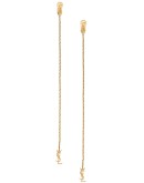 Opyum monogram clip-on earrings