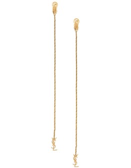 Opyum monogram clip-on earrings