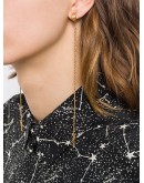 Opyum monogram clip-on earrings