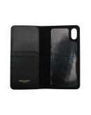 iPhone X logo flap case