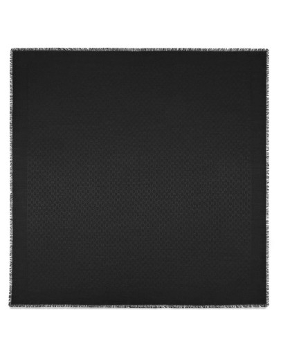 Silk wool GG jacquard scarf