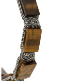 square bead chain bracelet