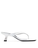 white Beep 45 thong sandals
