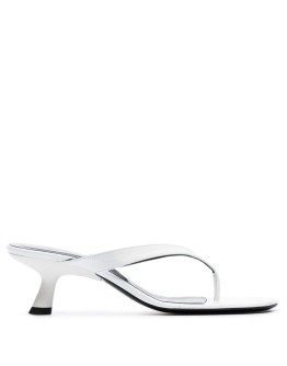 white Beep 45 thong sandals