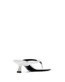 white Beep 45 thong sandals