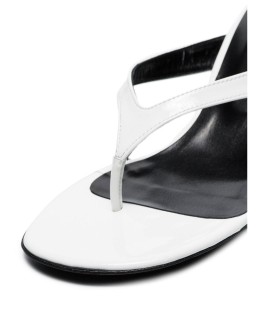 white Beep 45 thong sandals