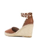 Rockstud wedge espadrilles