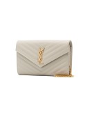 Monogram quilted leather shoulder bag