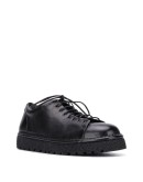 round toe lace-up shoes