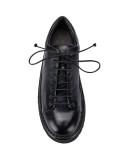 round toe lace-up shoes