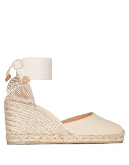 Carina 80 canvas wedge heels