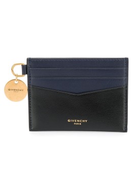 engraved logo charm cardholder