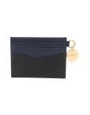 engraved logo charm cardholder