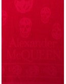skull-embroidered beach towel