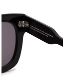black 008 square sunglasses