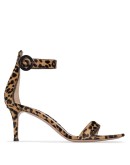 Portofino 70mm leopard print sandals