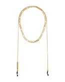 gold-plated chain choker necklace