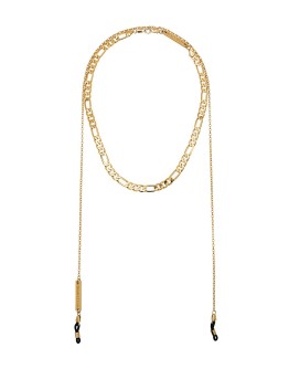 gold-plated chain choker necklace