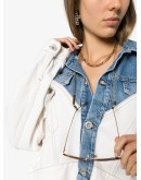 gold-plated chain choker necklace