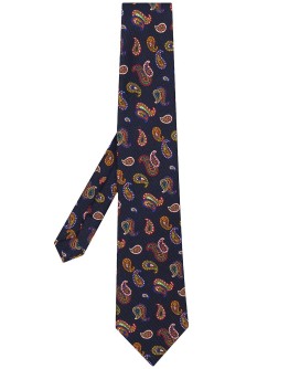 paisley print tie