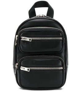 double-zipped backpack