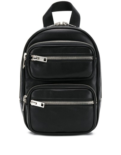 double-zipped backpack