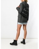 double-zipped backpack