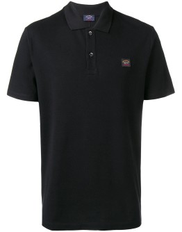 logo patch polo shirt