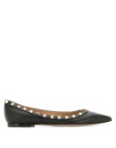 Rockstud ballerina shoes
