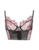 Coquette lace longline bra
