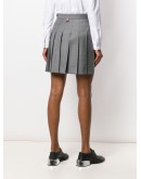 pleated mini skirt