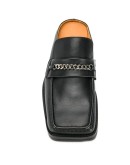 chain detail mules