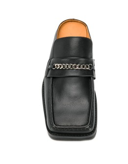 chain detail mules