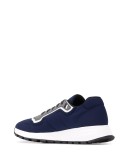 gabardine fabric low-top sneakers