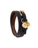 Skull double-wrap bracelet