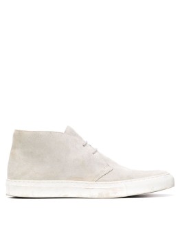 high-top lace-up shoes
