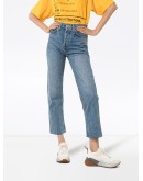Stove Pipe cropped jeans