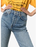 Stove Pipe cropped jeans