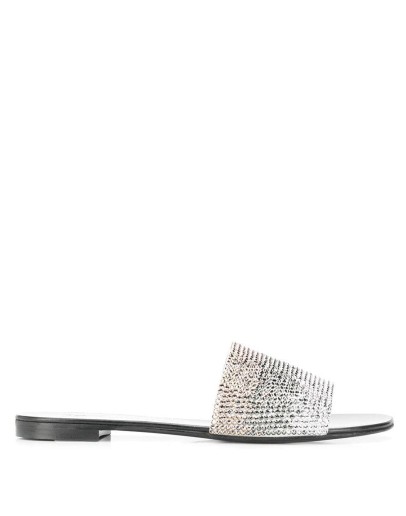 gradient crystal embellished slides