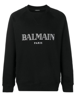 logo print sweatshirt