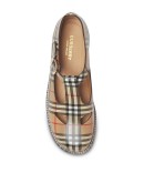 Vintage Check Leather T-Bar Shoes